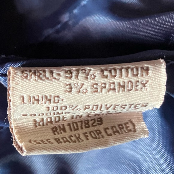 Sashimi blue soft Corduroy jacket w/pockets. Soft, silky white fur-like collar. - Picture 8 of 14